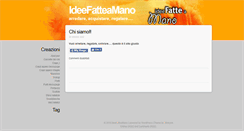 Desktop Screenshot of ideefatteamano.com